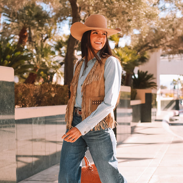 Anna Leather Fringe Vest Anna Leather Fringe Vest