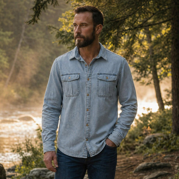 Blue Ridge Denim Shirt - Madison Creek Outfitters