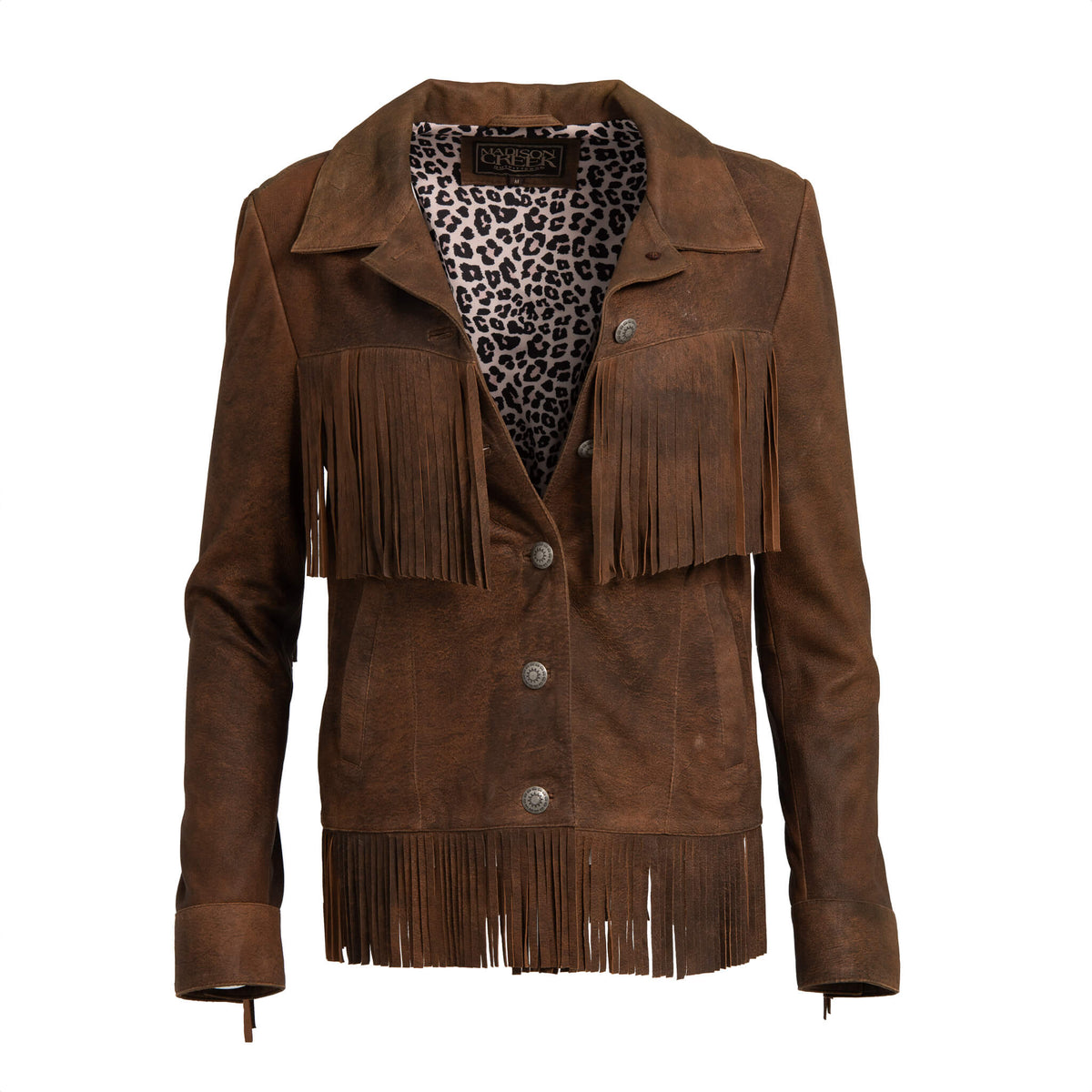 Lea Leather Fringe Jacket