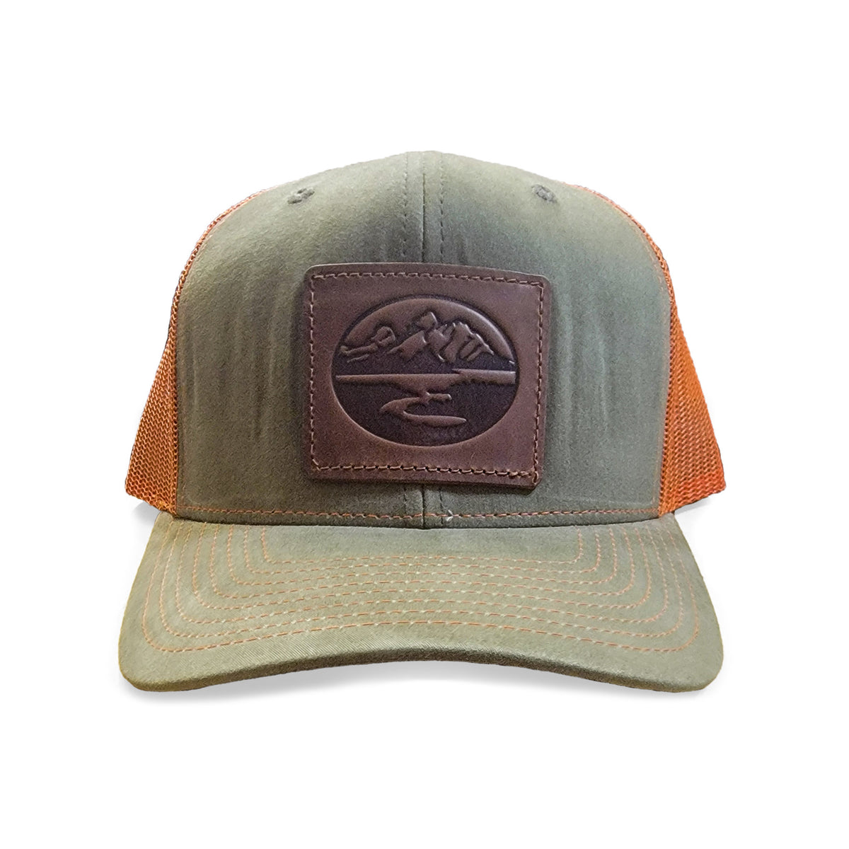 Madison Creek Outfitters Leather Patch Trucker Hat – Limited Edition