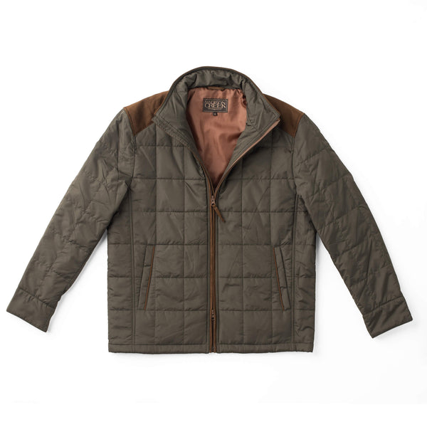 Shelby Lightweight Quilted Nylon Jacket - Loden - Madison Creek