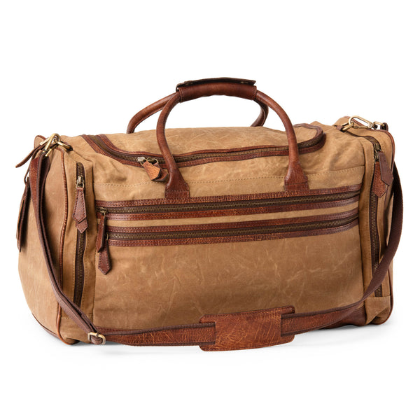 Weekender Waxed Canvas Duffle Bag