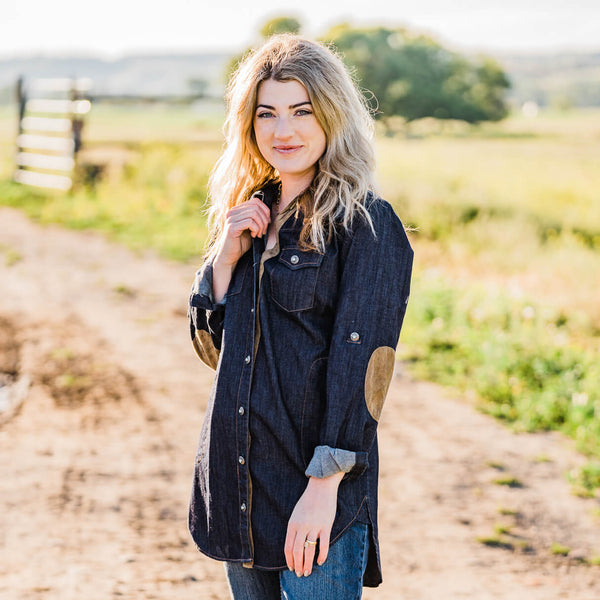 Shaley Denim Shirt Jacket - Madison Creek Outfitters