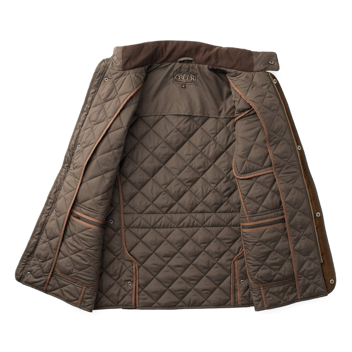 Adventurer Diamond Quilted Nylon Jacket - Whiskey