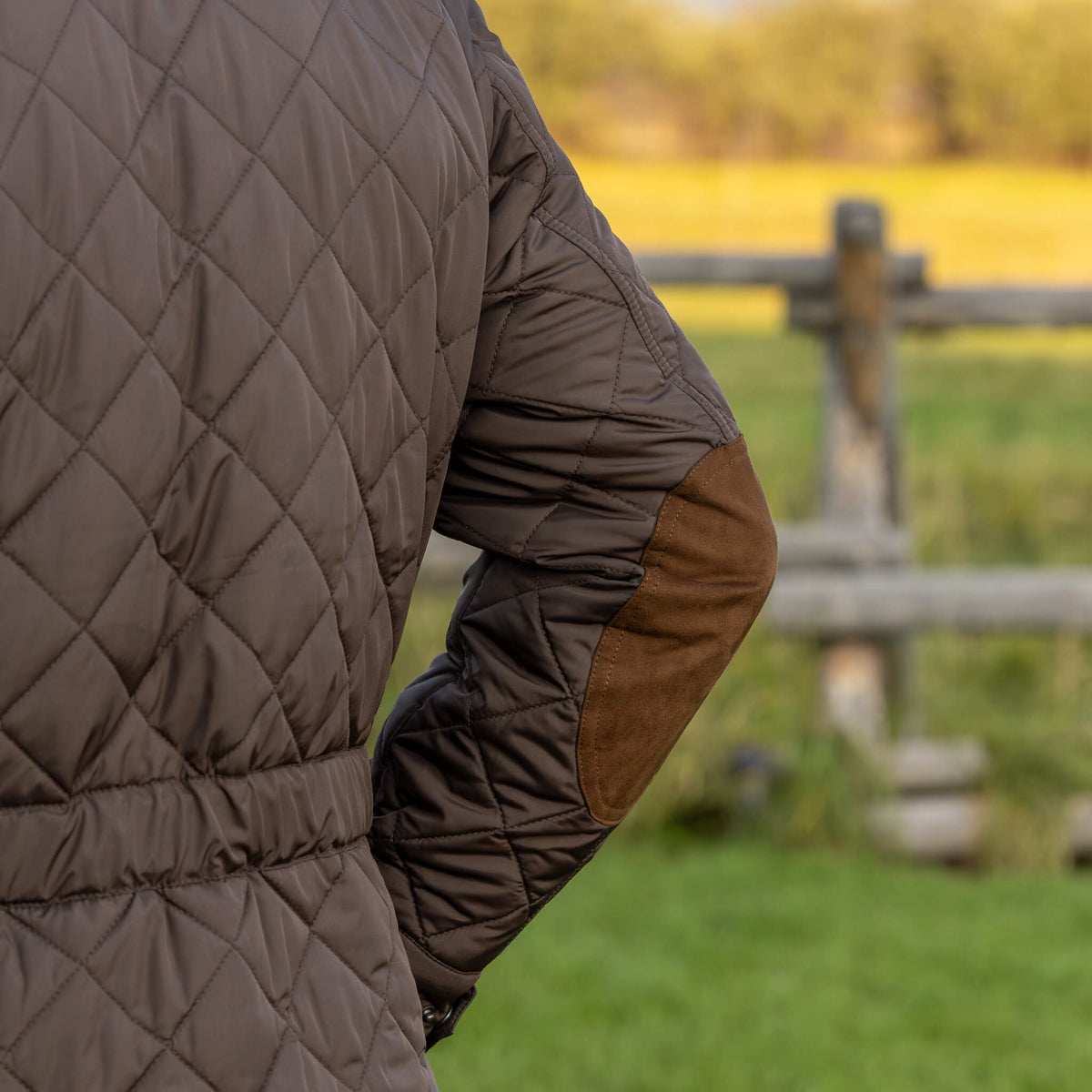 Adventurer Diamond Quilted Nylon Jacket - Gunmetal