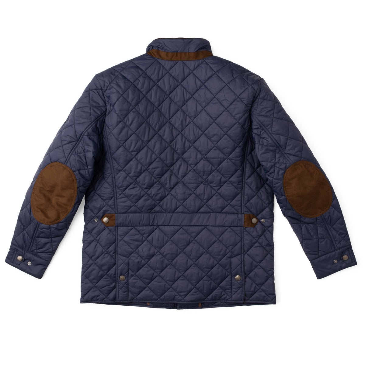 Adventurer Diamond Quilted Nylon Jacket - Navy