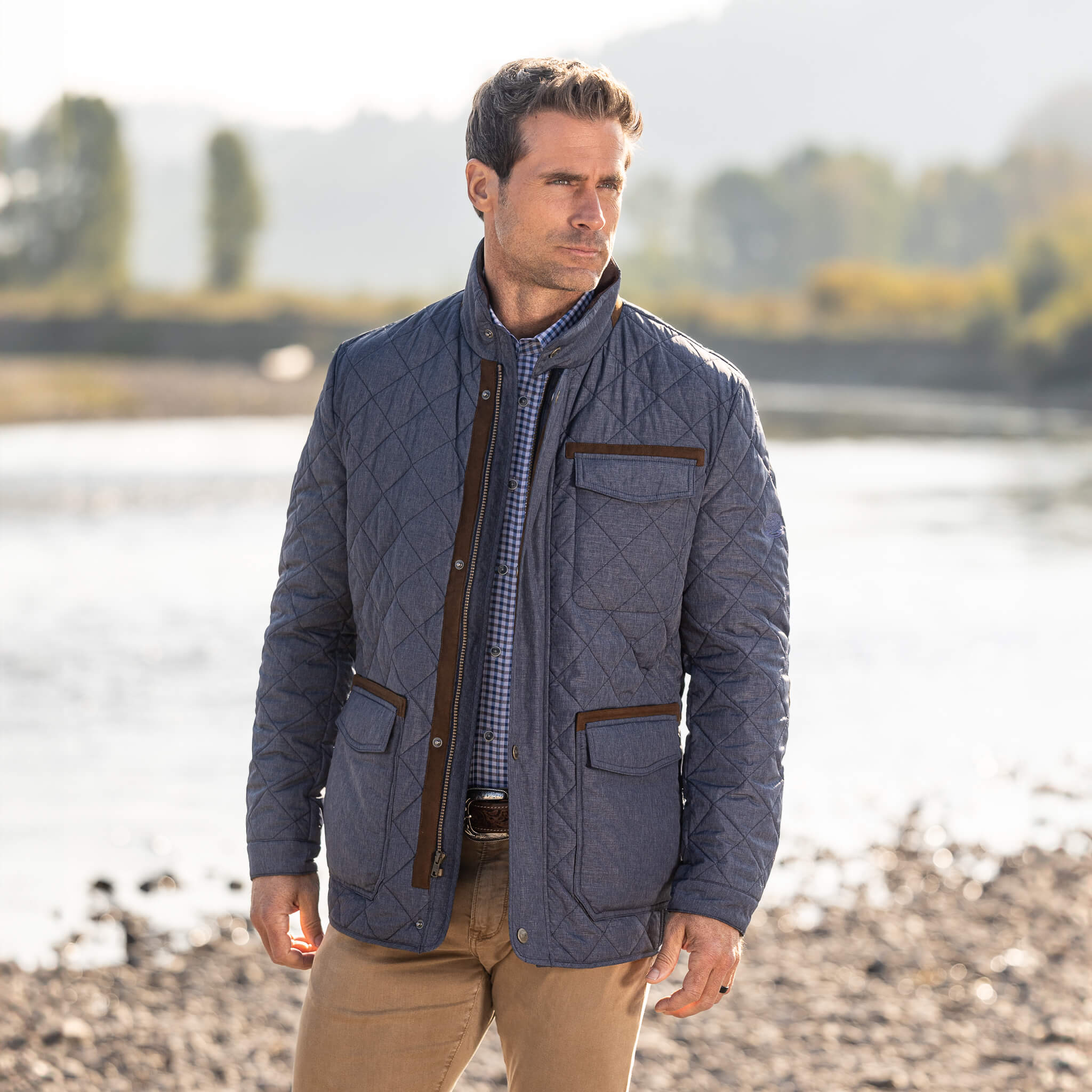 Adventurer Diamond Quilted Nylon Jacket - Madison Creek Outfitters