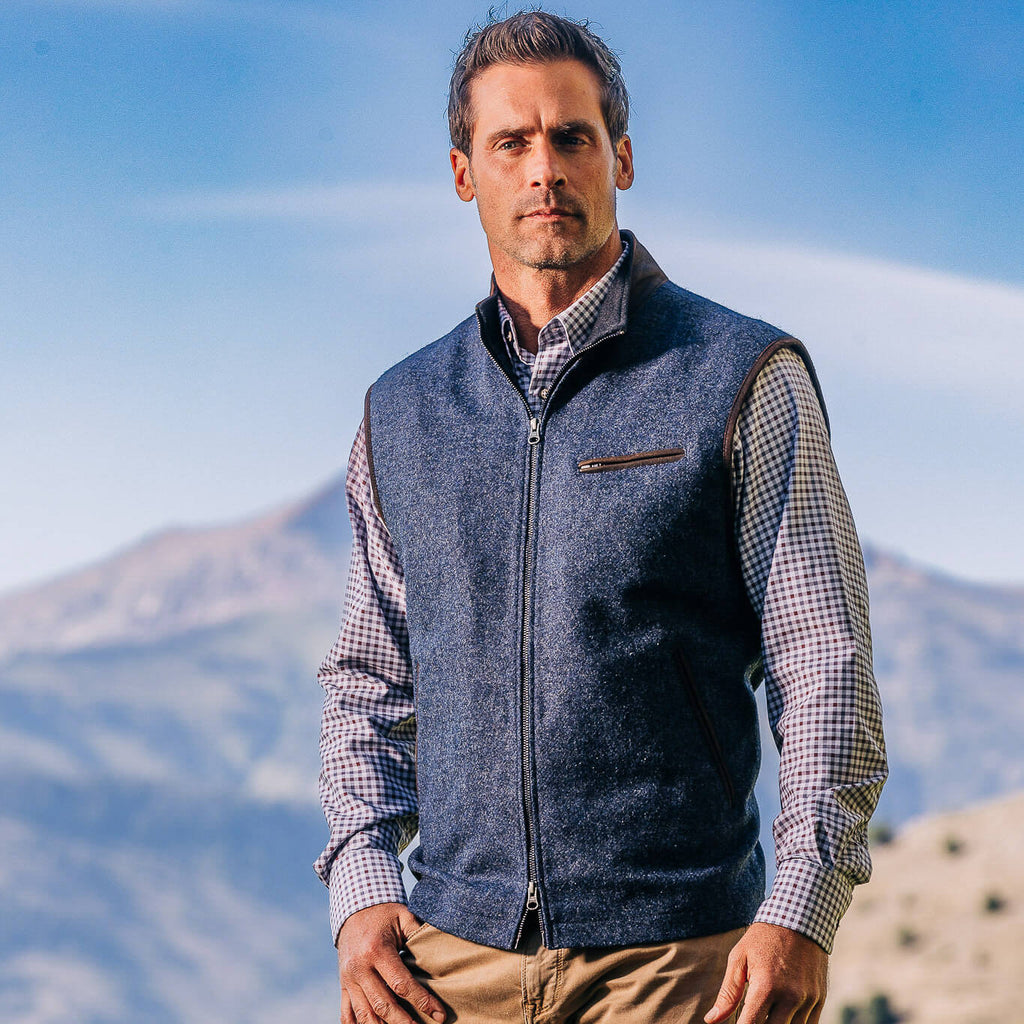 Asheville Wool Vest - Madison Creek Outfitters