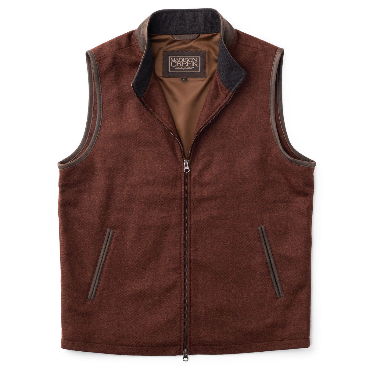 Asheville British Wool Vest - Cinnabar