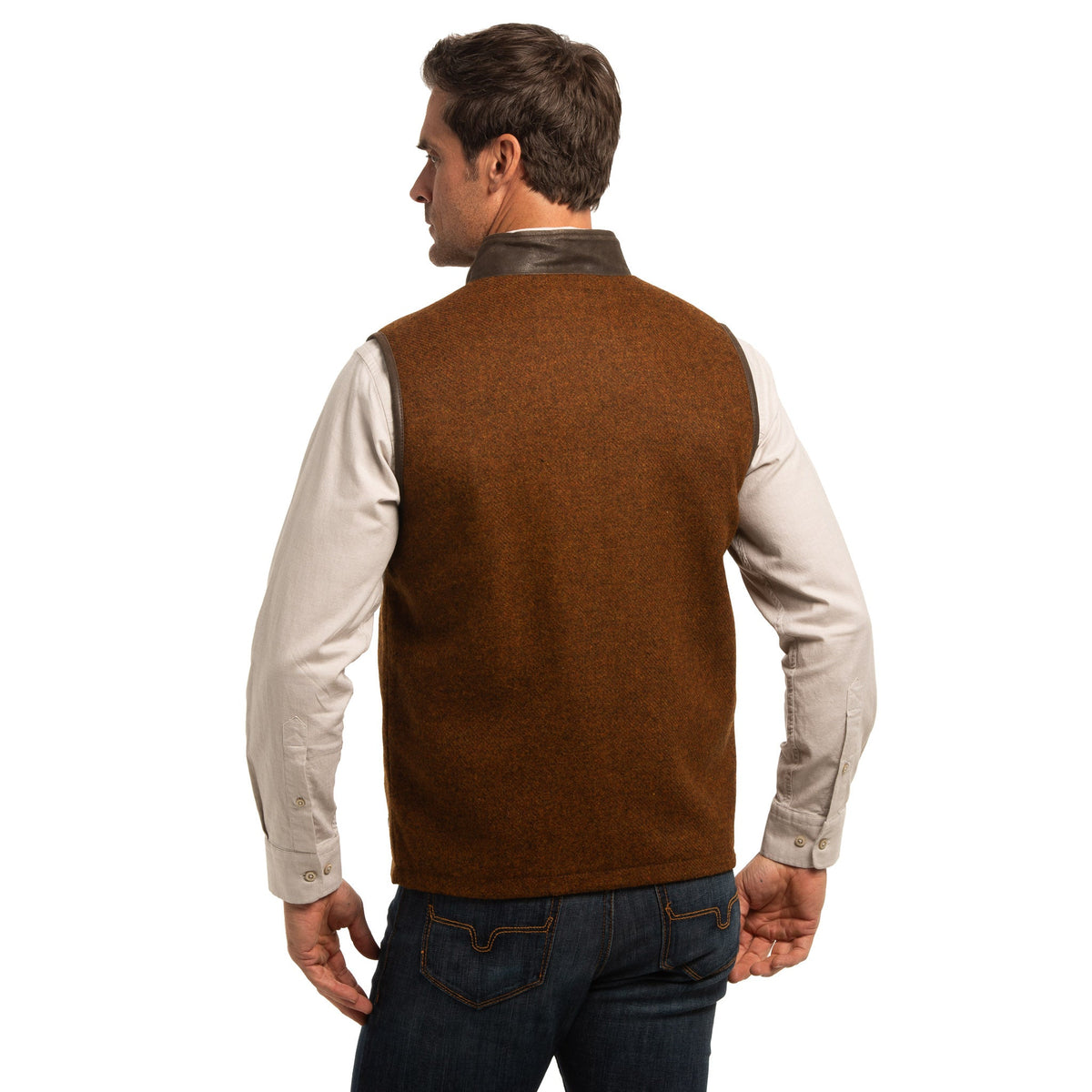 Asheville British Wool Vest - Sandalwood