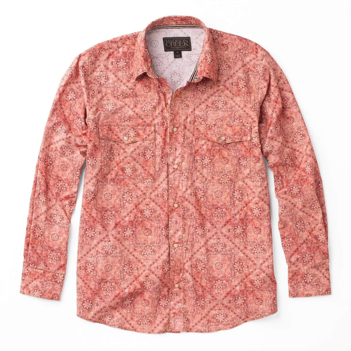 Bisley Bandana Print Western Shirt - Green Bandana