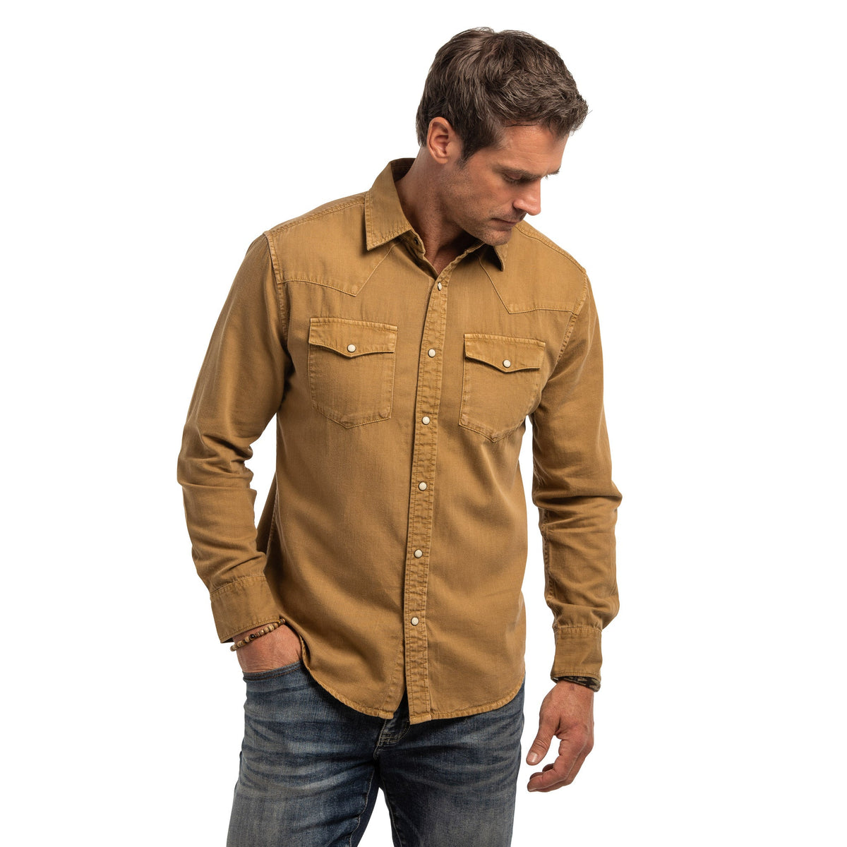 Bisley Signature Blend Western Shirt - Buckskin