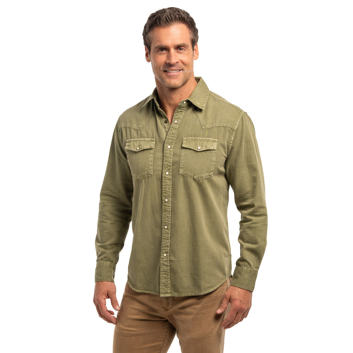 Bisley Signature Blend Western Shirt - Fir