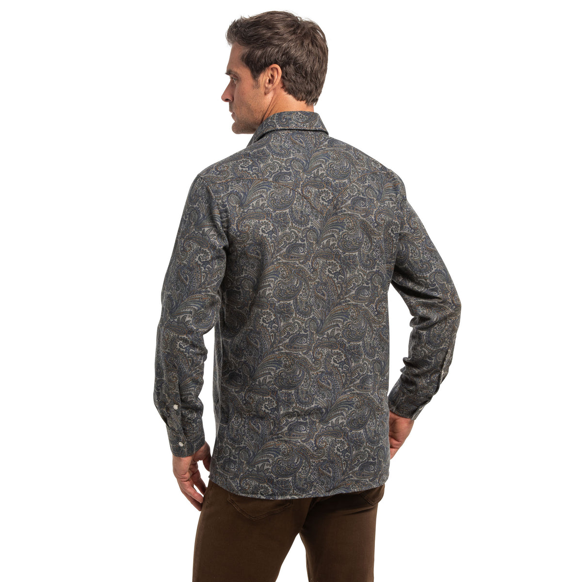 Bisley Mélange Paisley Western Shirt