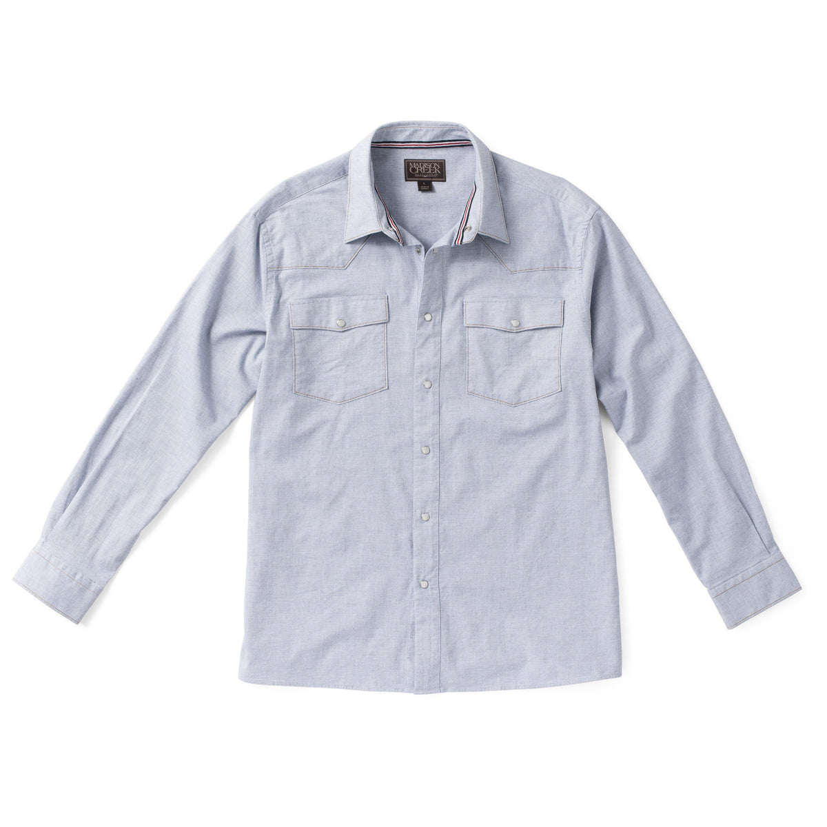 Bisley Micro Dot Western Shirt - Blue Micro Dot