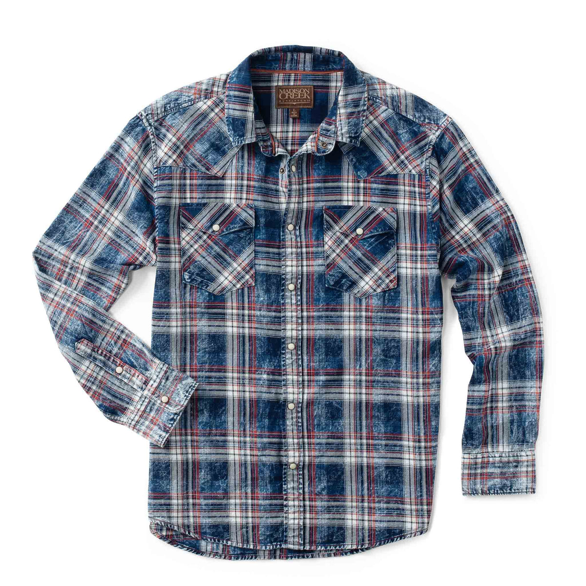 Bisley Cotton Plaid Western Shirt