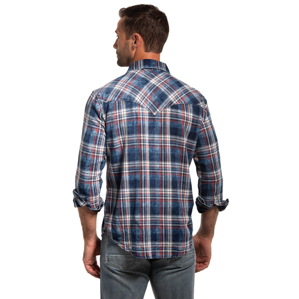 Bisley Cotton Plaid Western Shirt