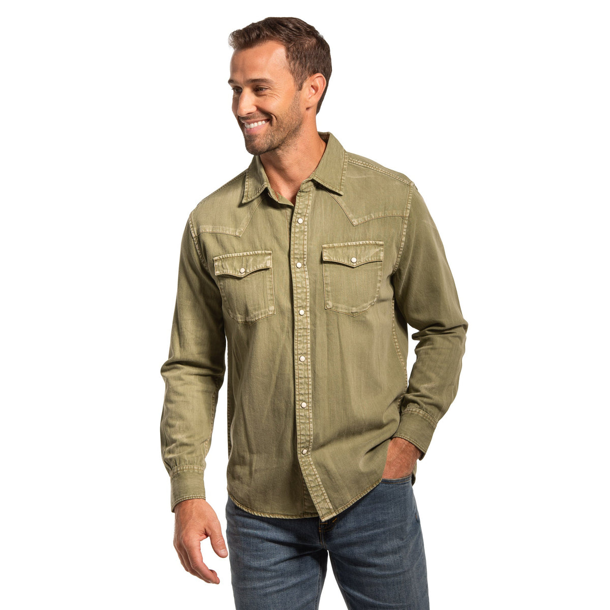 Bisley Signature Blend Western Shirt - Buckskin