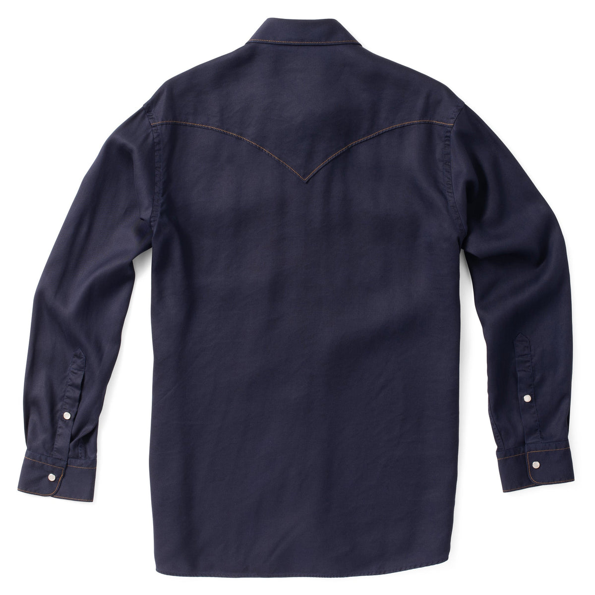 Bisley Solid Western Shirt - Solid Navy