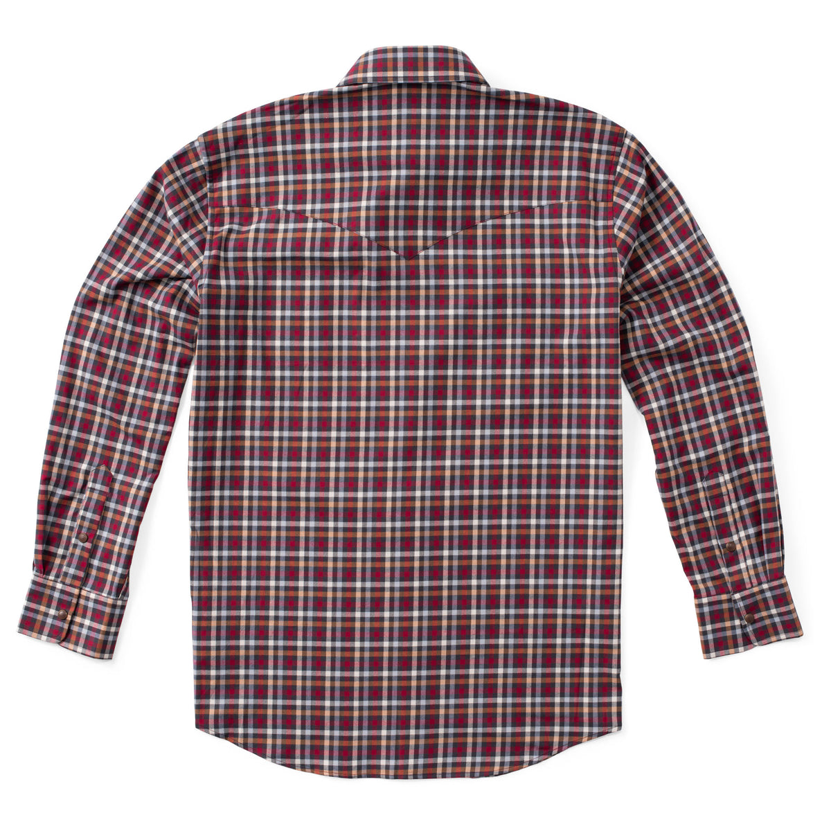 Bisley Western Shirt - Red/Grey Check