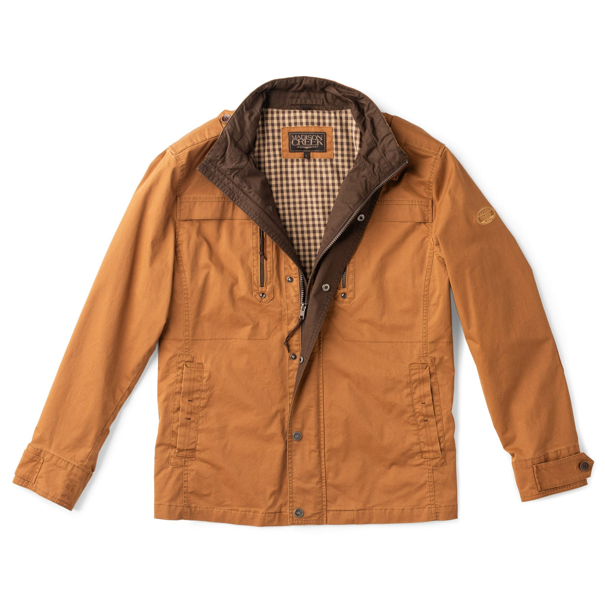 Blowing Rock Vintage-Washed Cotton Jacket - Copper