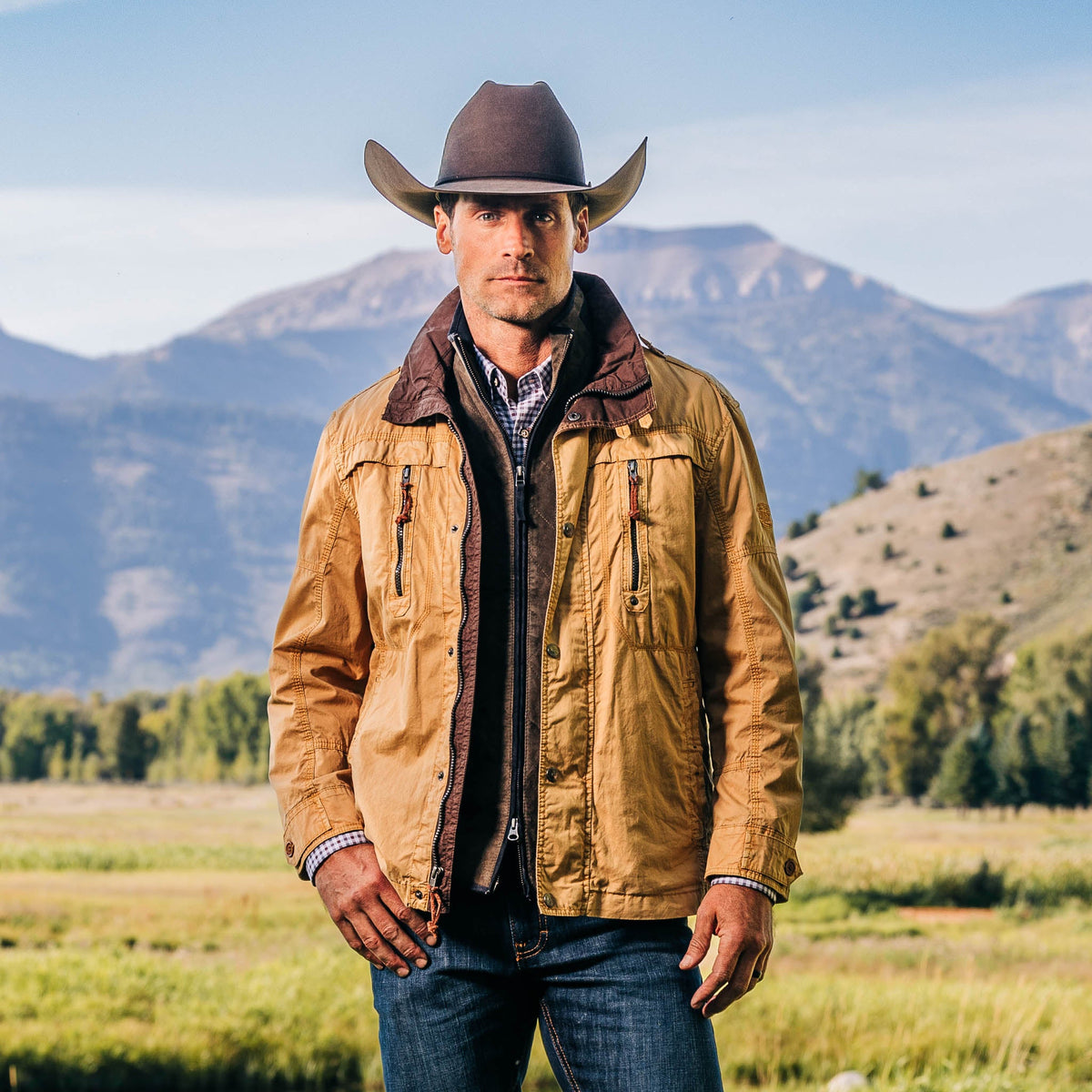 Blowing Rock Vintage-Washed Cotton Jacket - Copper