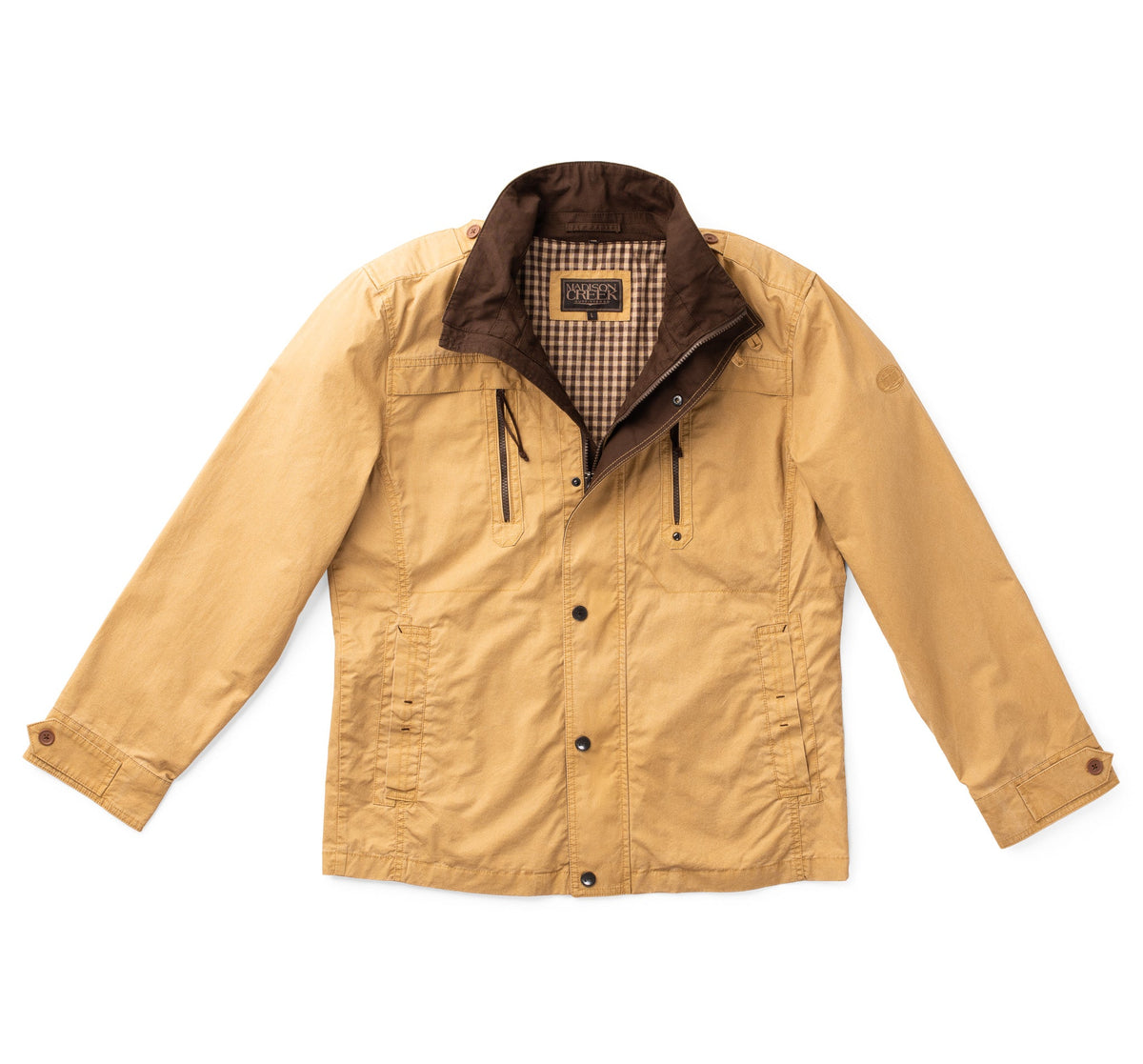 Blowing Rock Vintage-Washed Cotton Jacket - Straw