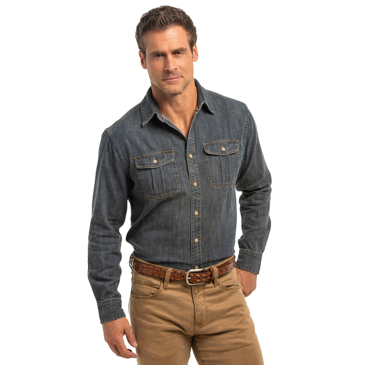 Blue Ridge Denim Shirt - Chambray Denim