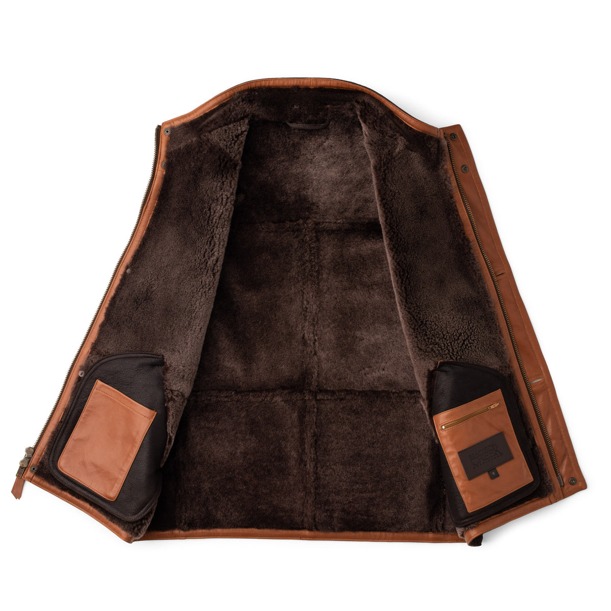 Bozeman Merino Lambskin Shearling Vest