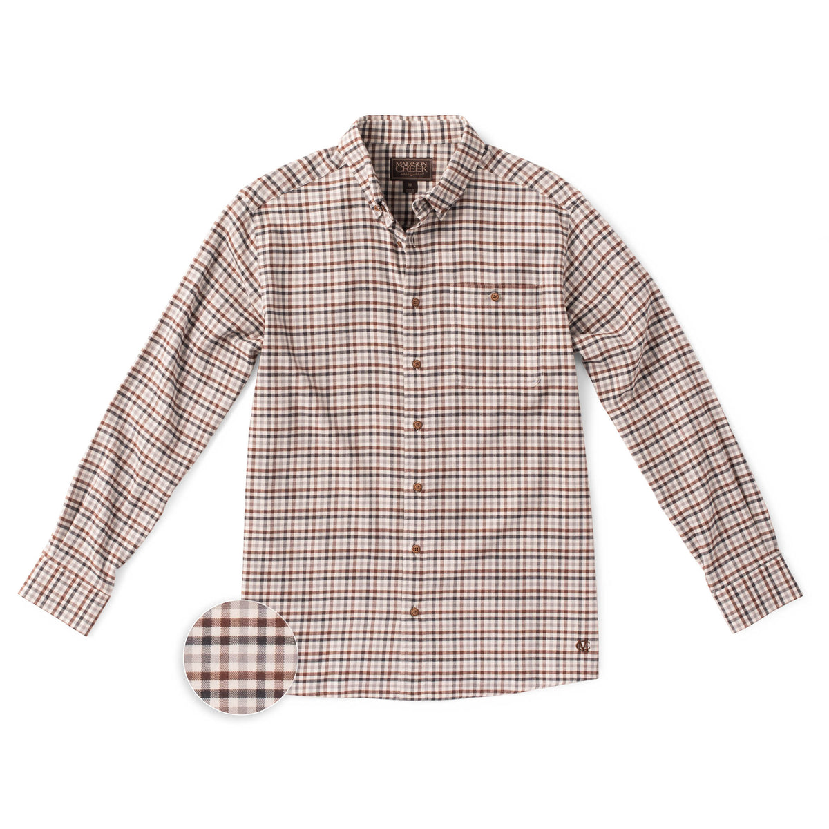 Branch Check Cotton/Cashmere Shirt