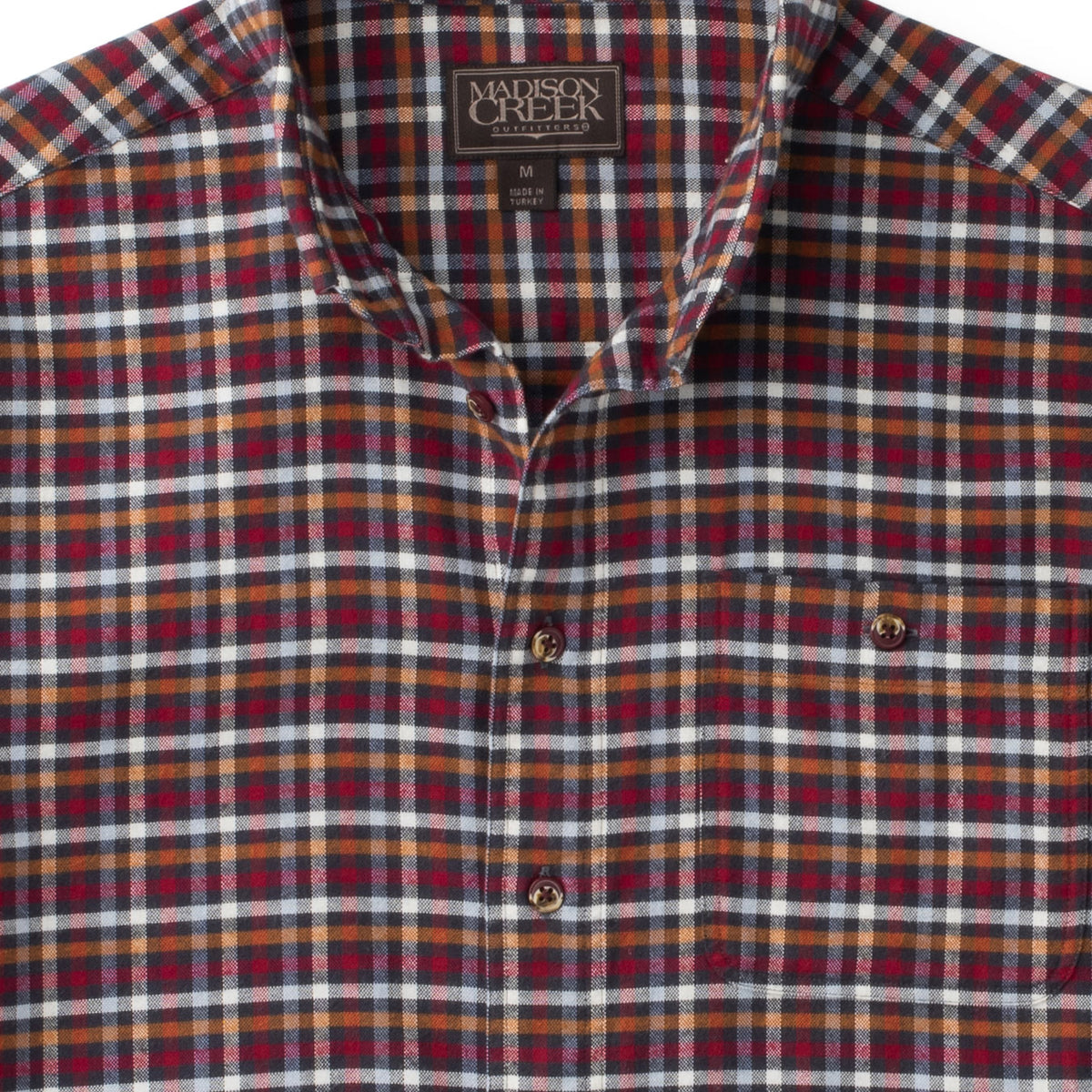 Branch Button-Down Shirt - Red/Grey Check
