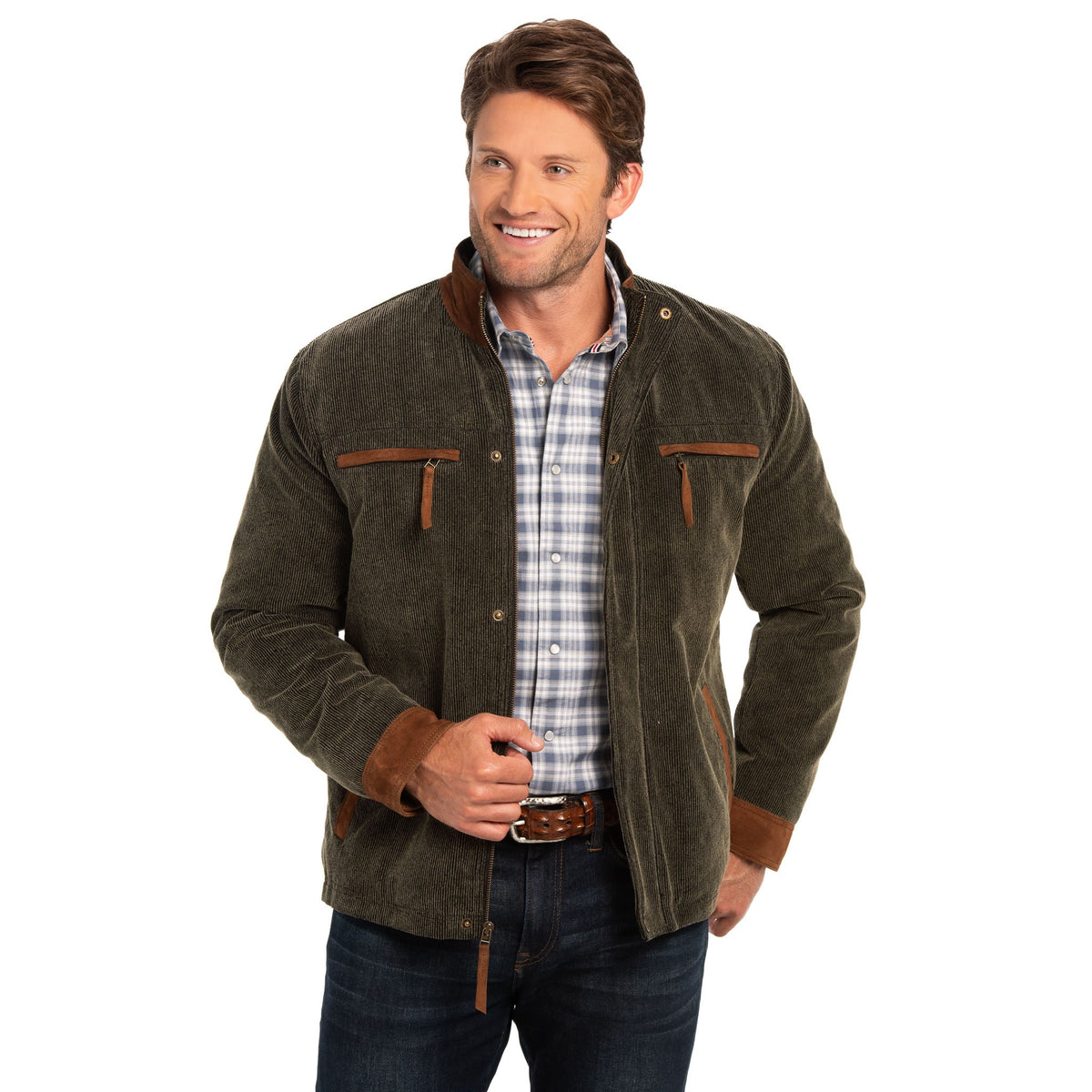 Canyon Ridge Corduroy Jacket - Olive