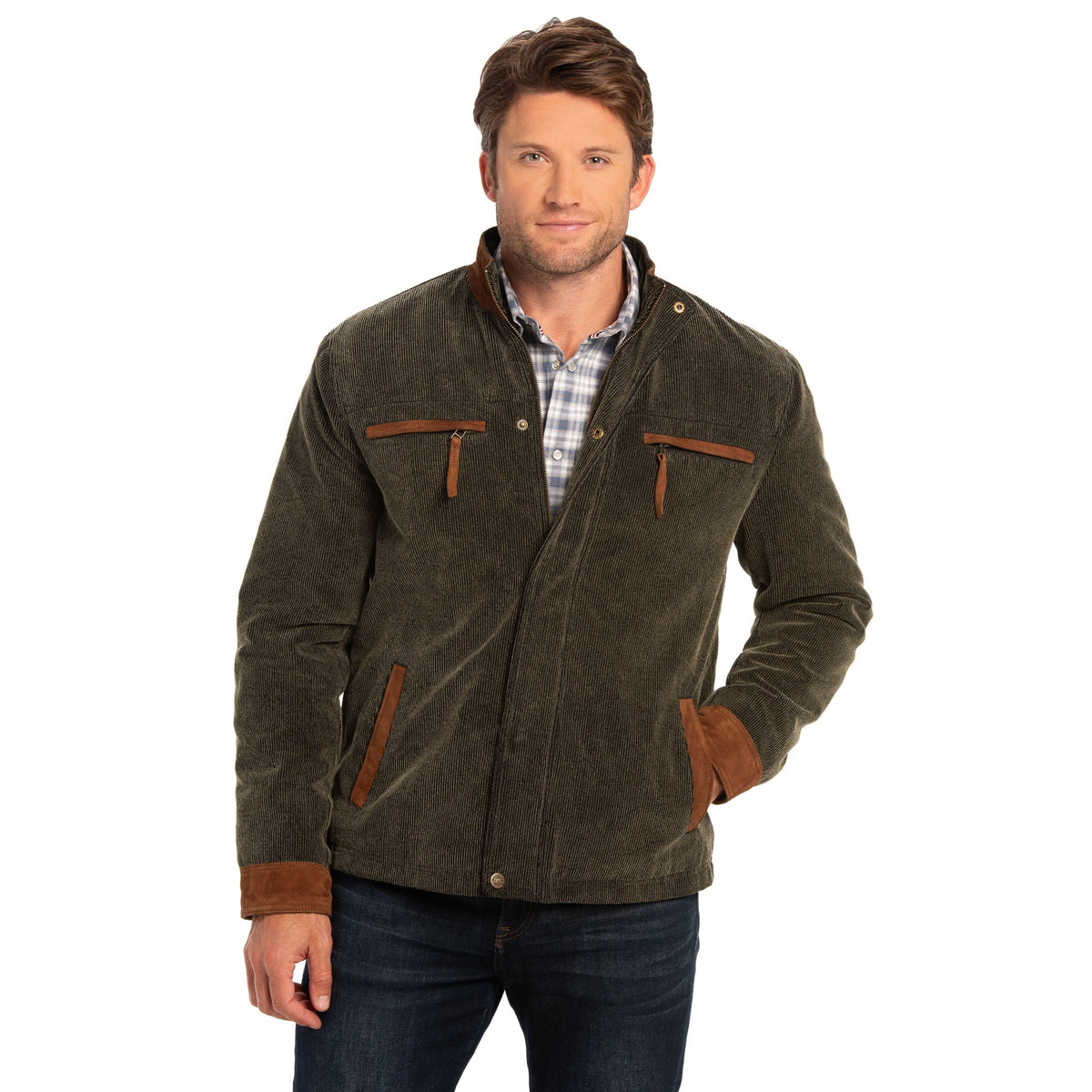 Canyon Ridge Corduroy Jacket - Olive