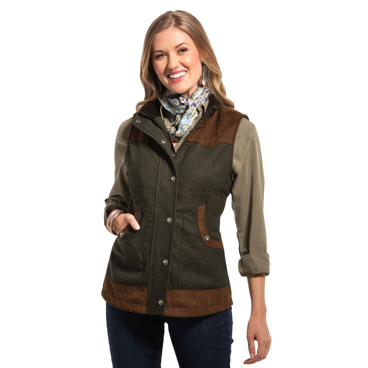 Channel Wool Vest