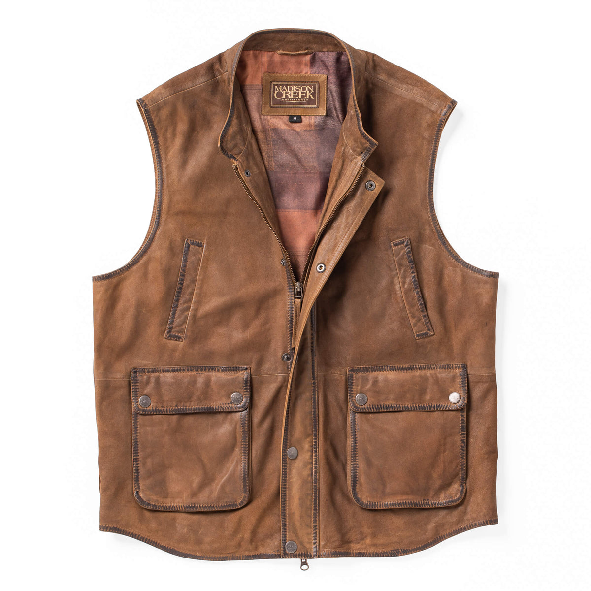 Chisolm Goat Nappa Leather Vest