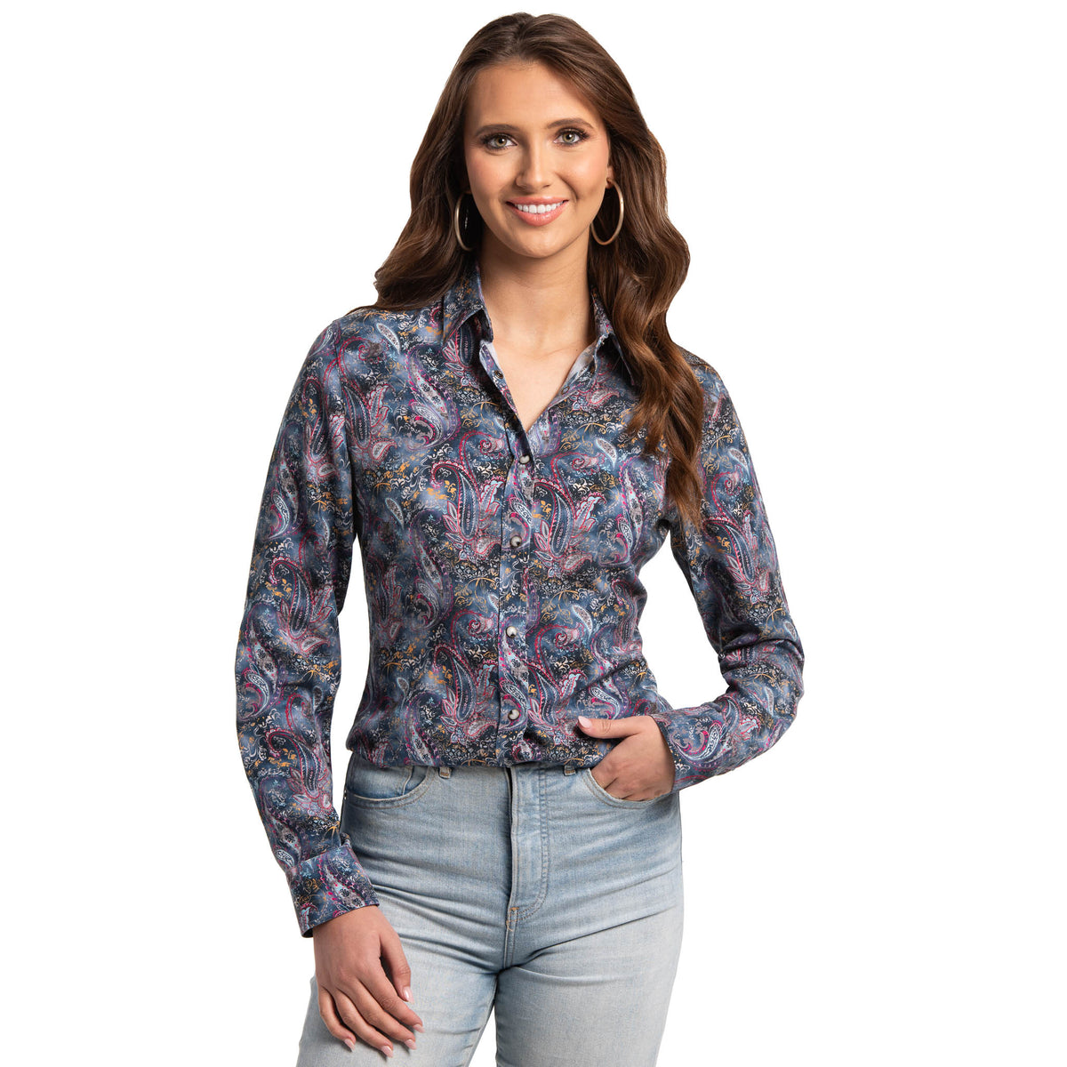 Claire Paisley Print Shirt