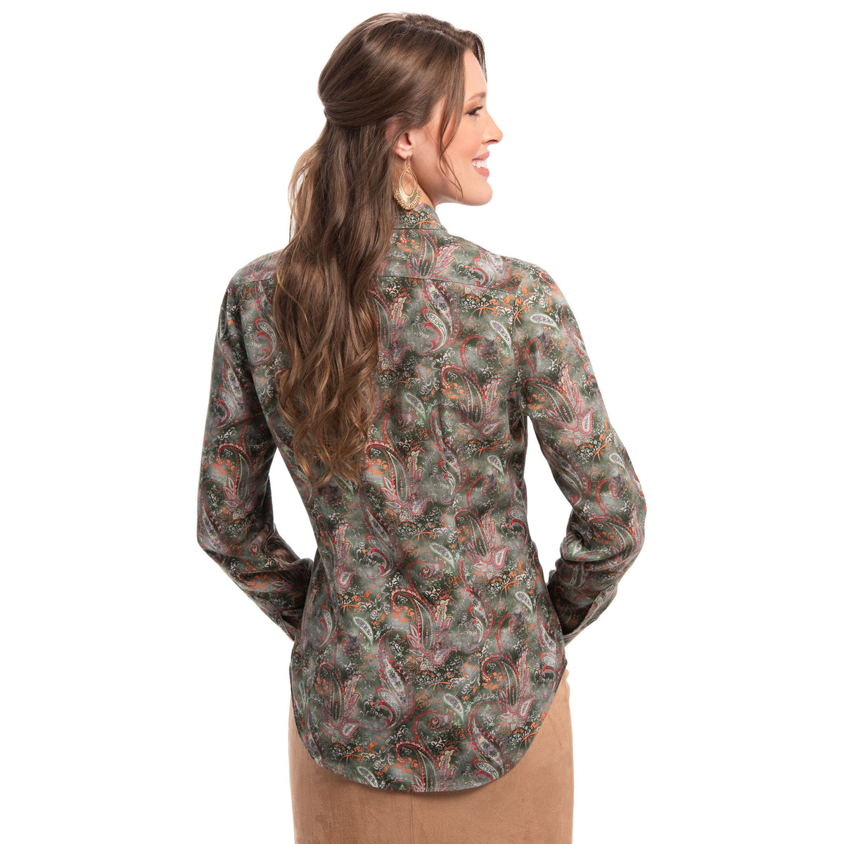 Claire Paisley Print Shirt