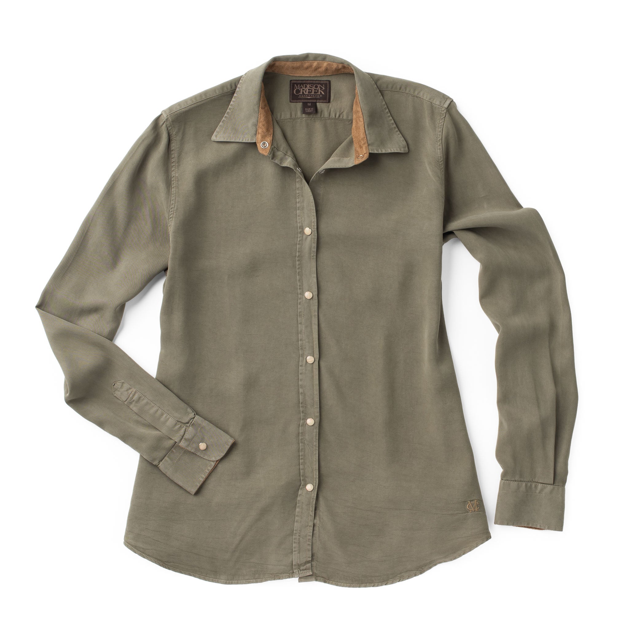 Claire Solid Shirt Sage / XXL Claire Solid Shirt Sage / XXL