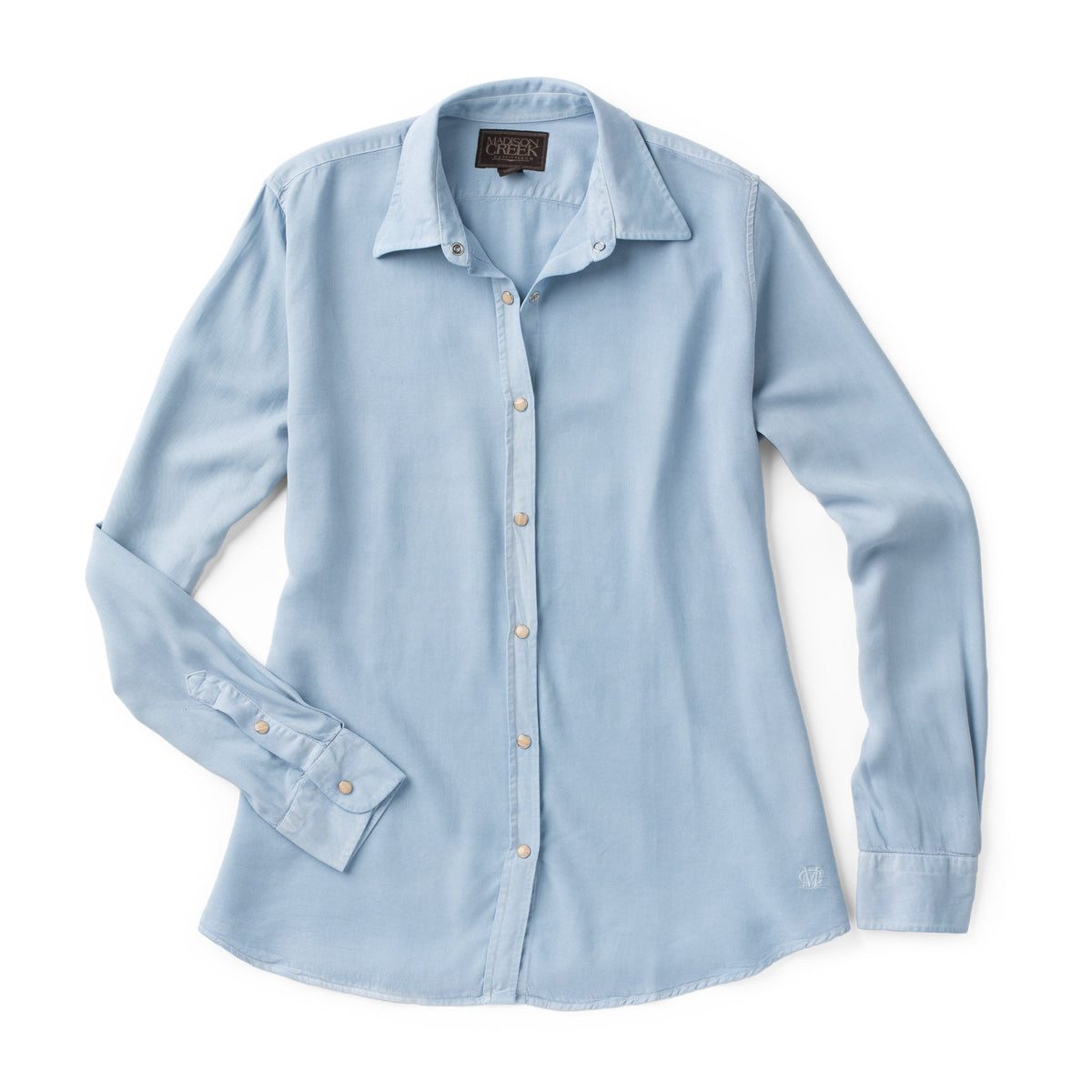 Claire Solid Shirt - Sky Blue