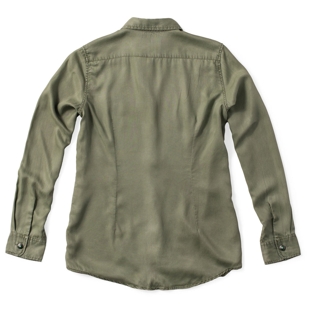Claire Signature Blend Solid Shirt - Blue