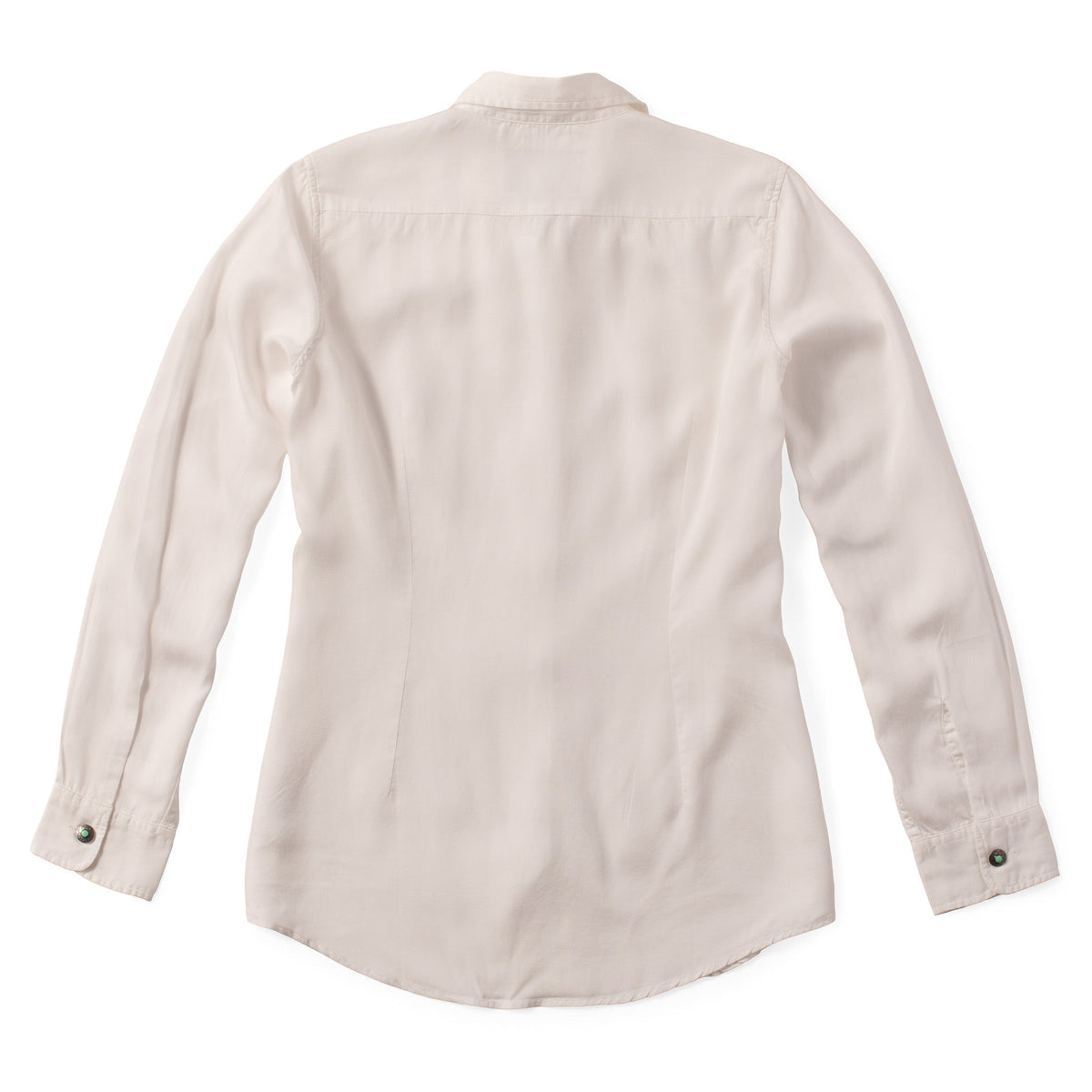 Claire Signature Blend Solid Shirt - White
