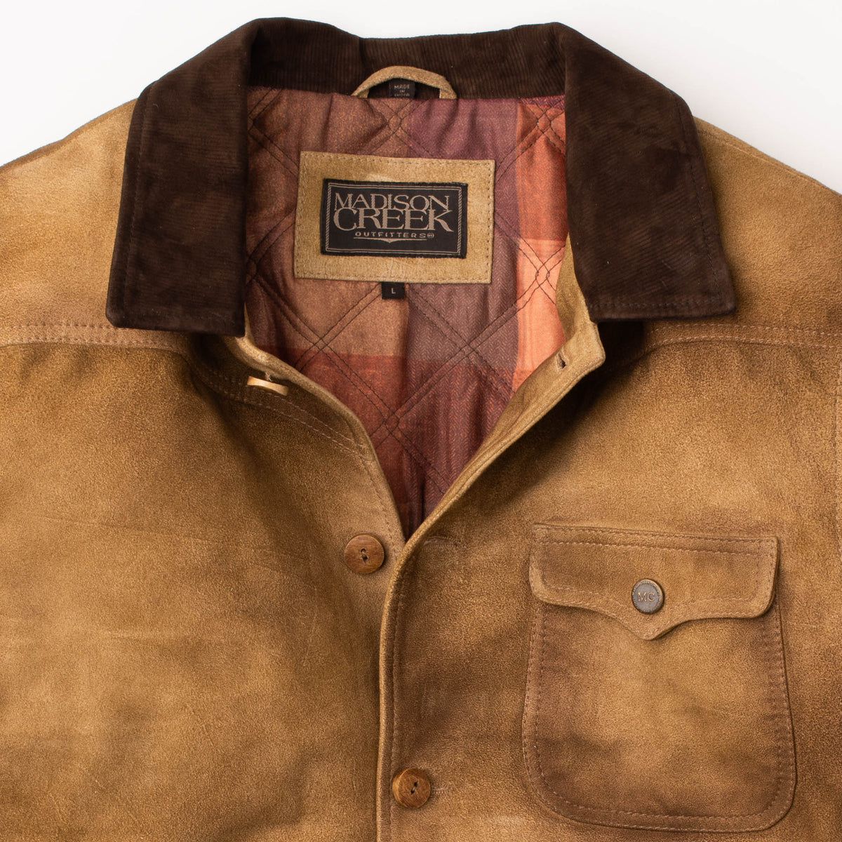 Duvall Goat Suede Barn Jacket
