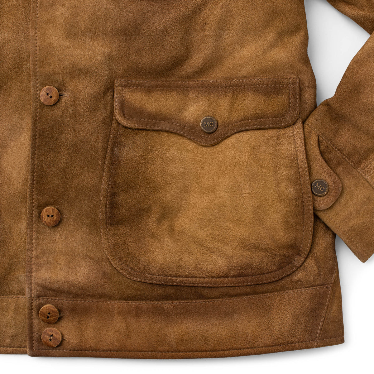 Duvall Goat Suede Barn Jacket