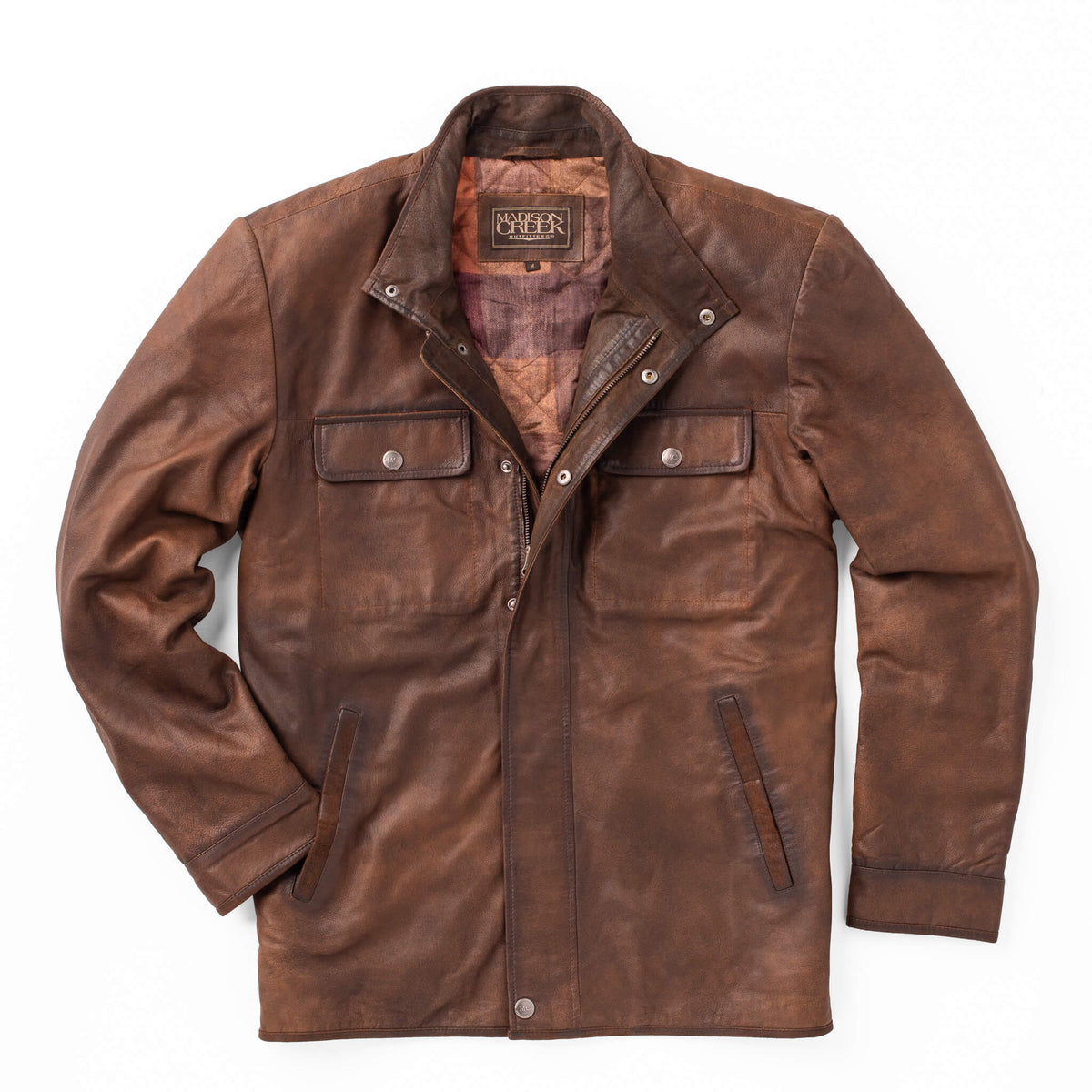 Frisco Leather Shirt Jacket
