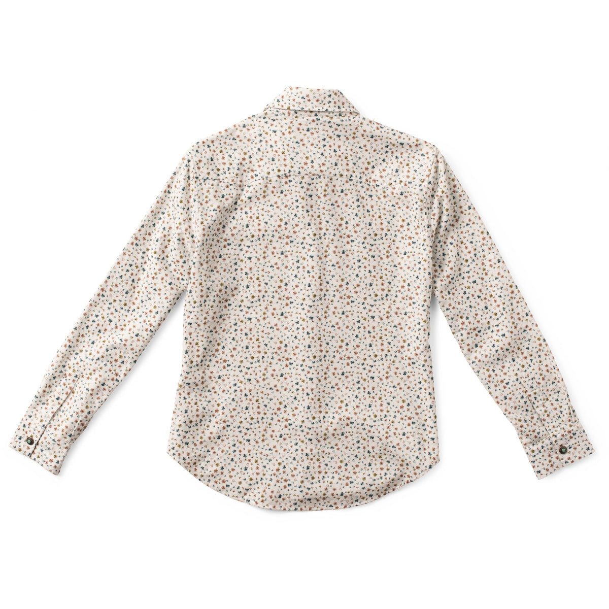 Gail Floral Corduroy Shirt - Sage Floral