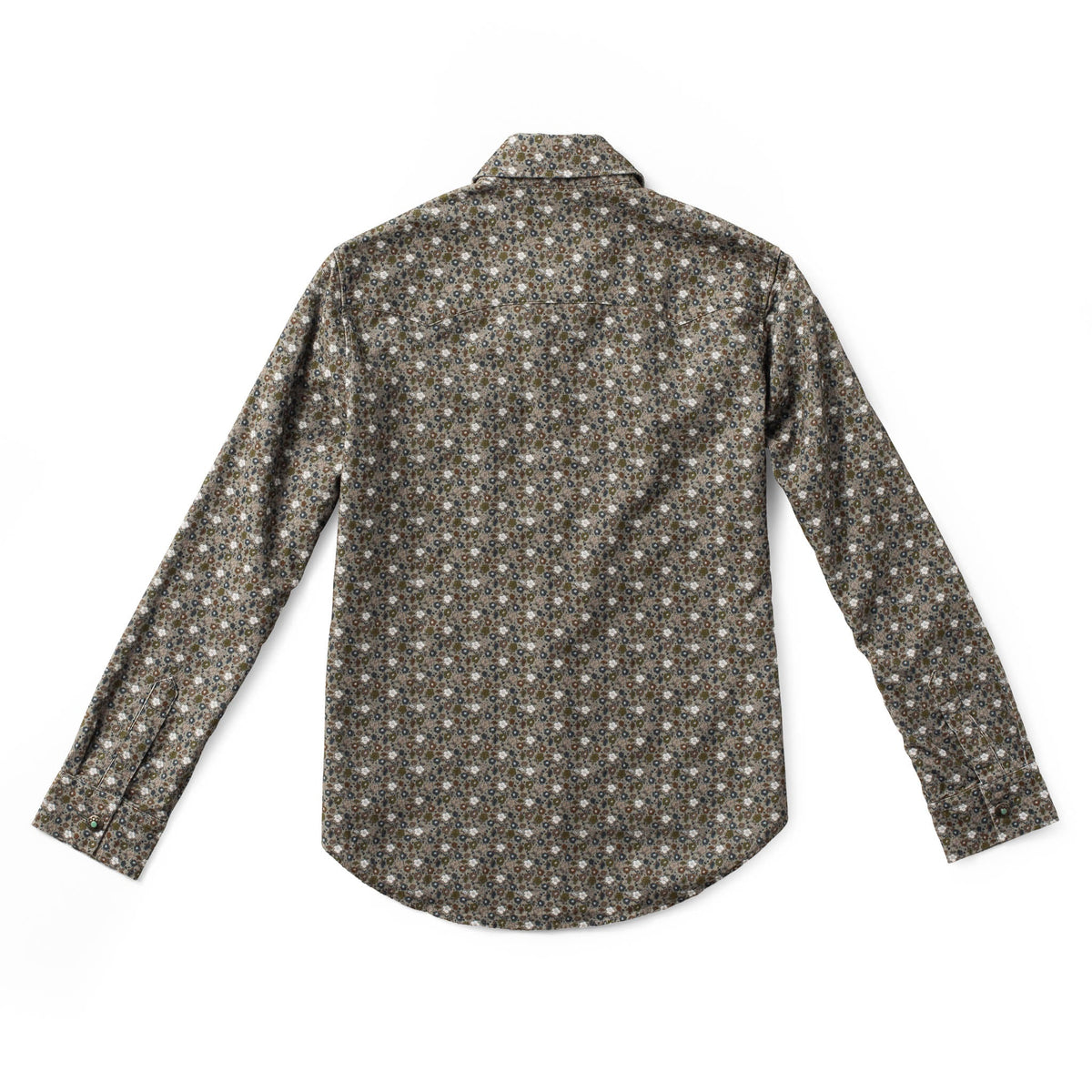 Gail Floral Corduroy Shirt - Sage Floral
