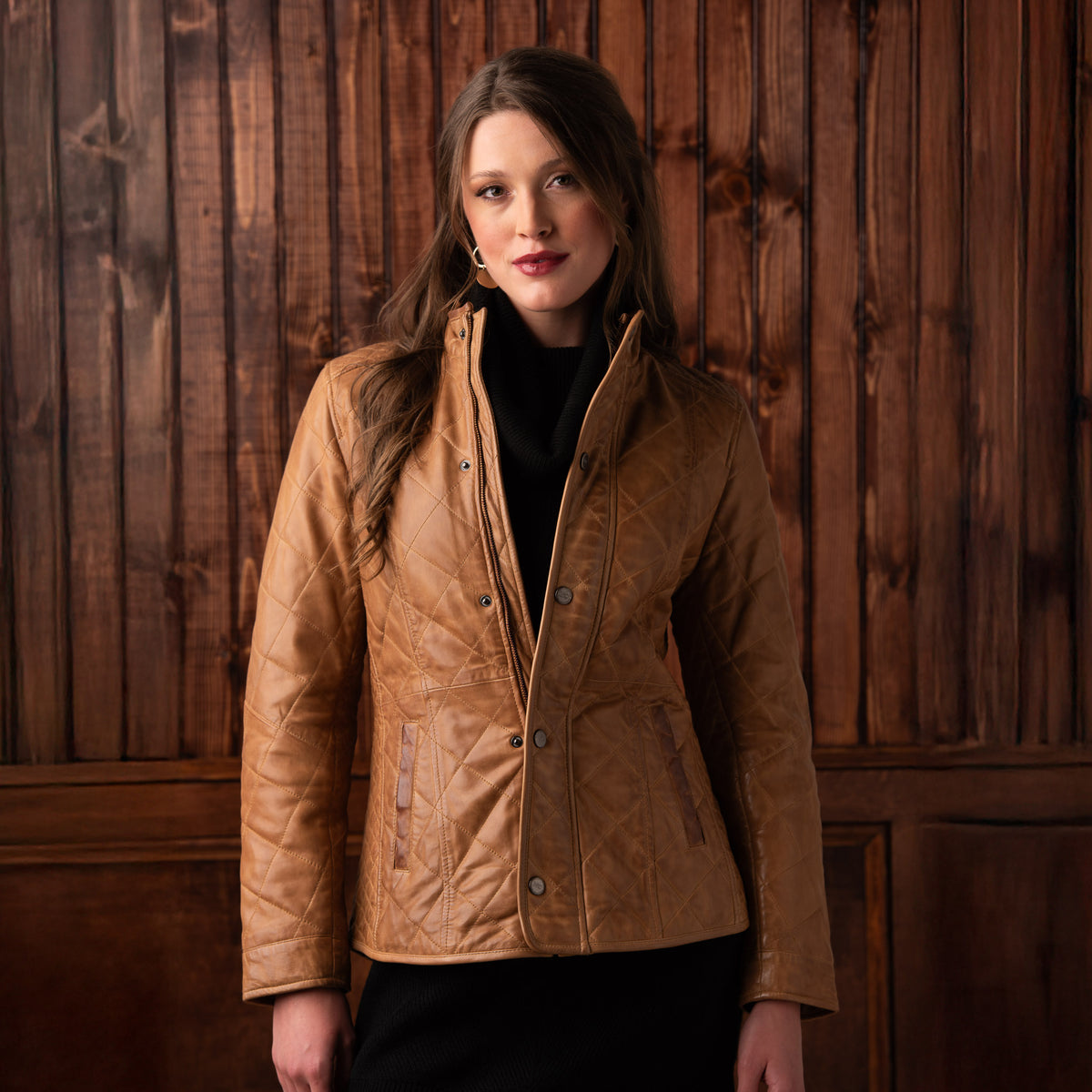 Georgia Quilted Lambskin Jacket