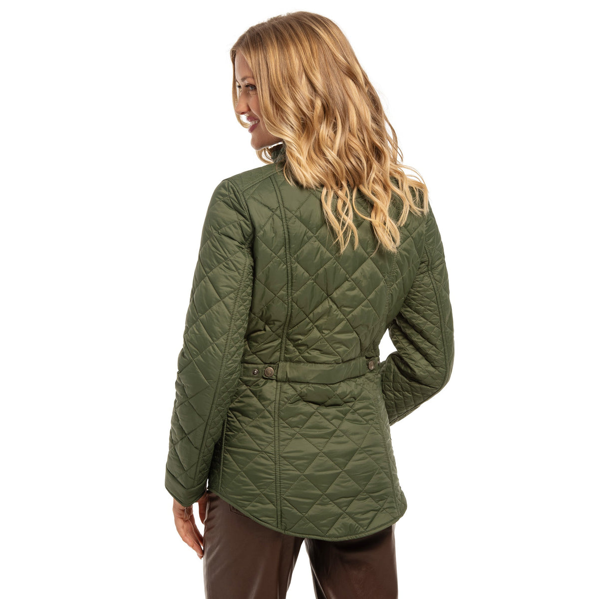 Georgia Quilted Nylon Jacket - Pine