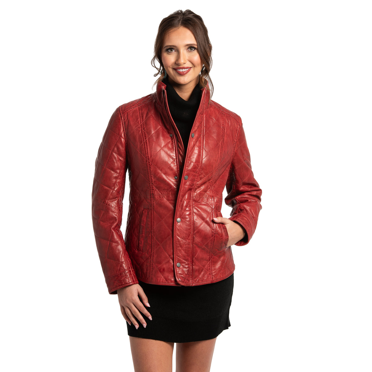 Georgia Quilted Leather Jacket