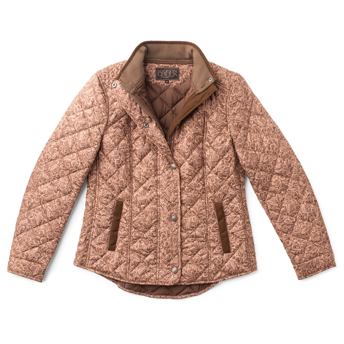 Georgia Tooled Quilted Nylon Jacket